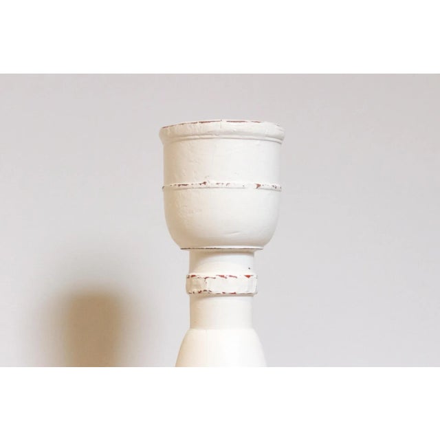 Tall & Slim Indian Candle Holder For Sale In Los Angeles - Image 6 of 7