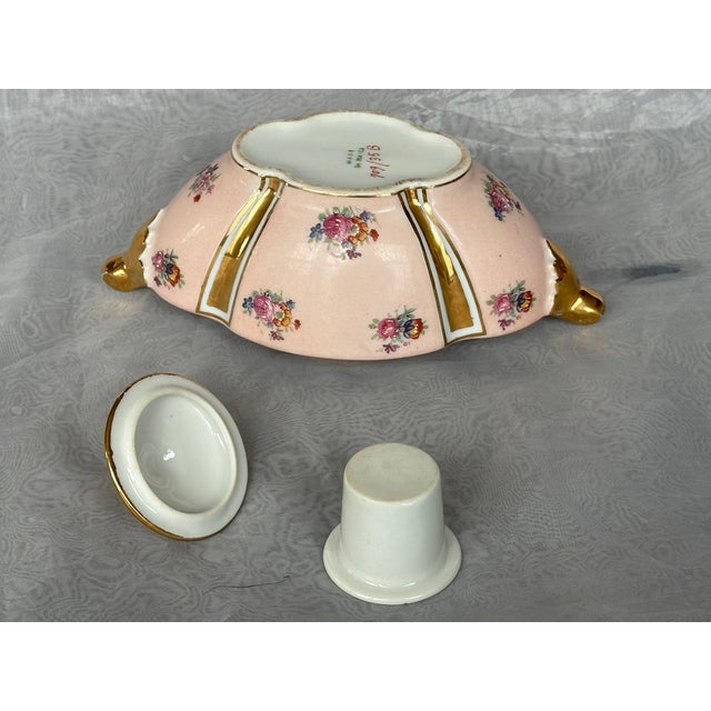 Antique French Porcelain Inkwell For Sale - Image 16 of 17