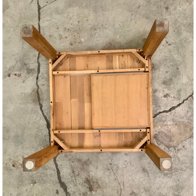 Danish Pine Square Coffee Table W/ Drawer Manner of Jens Lyngsoe, 1970's For Sale - Image 15 of 18