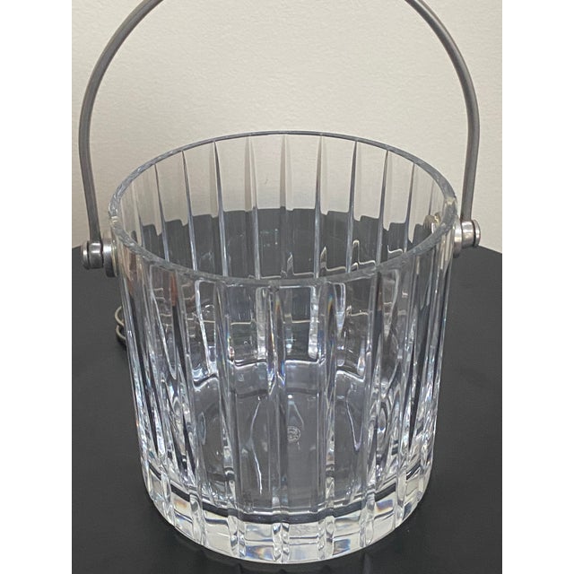 Vintage Baccarat Harmonie Crystal Ice Bucket For Sale - Image 14 of 18