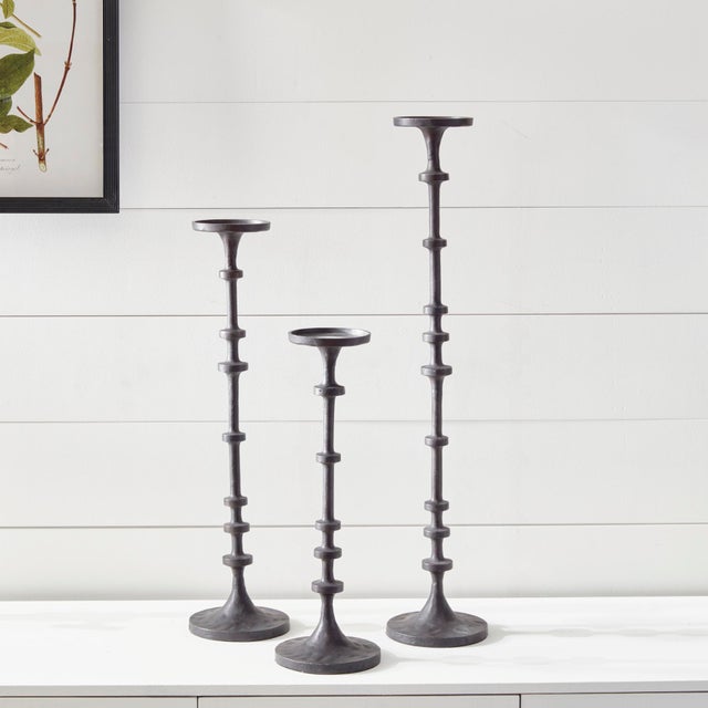 Modern Abacus Candle Stands, Set of 3 For Sale - Image 3 of 5