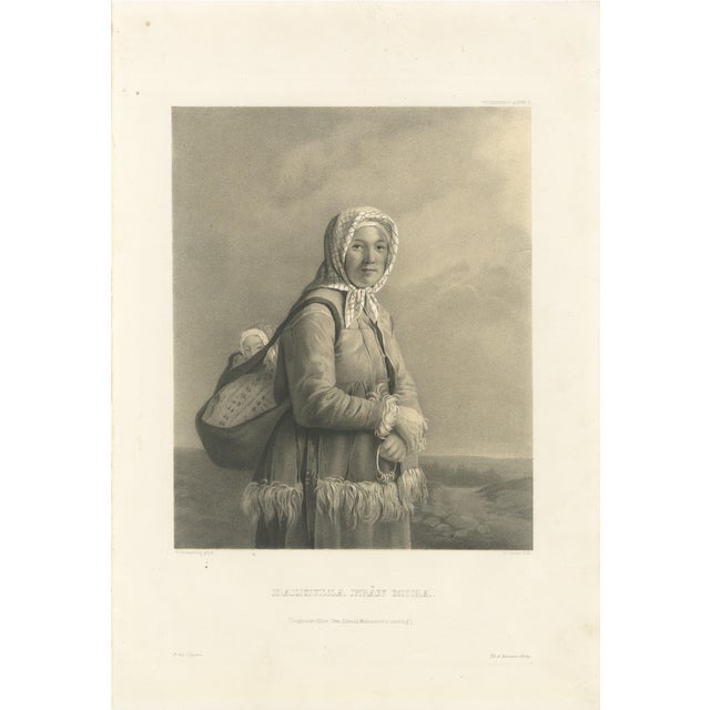 Pehr Wickenberg, Dalkulla från Mora, 1850, Lithograph For Sale