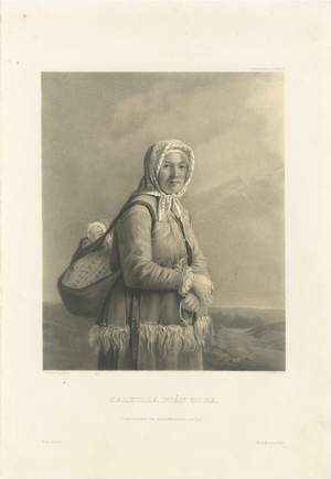 Pehr Wickenberg, Dalkulla från Mora, 1850, Lithograph