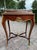 1900s French Louis XVI Mahogany Bronze Marble Side Table For Sale - Image 4 of 17