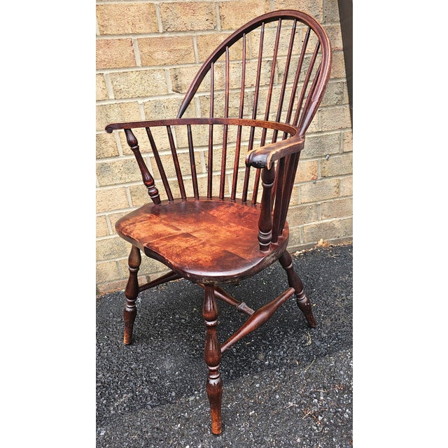 Early 20th Century Nichols and Stone Attributed Barrel Back Windsor Armchair For Sale In Washington DC - Image 6 of 8