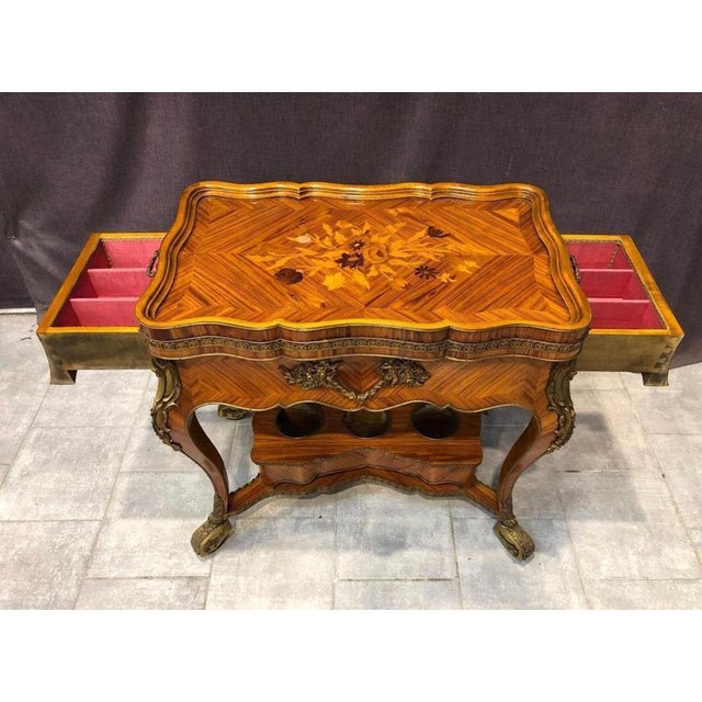 French Buffet in Beechwood, 1900s For Sale - Image 6 of 9