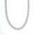 Estate 8.27 CTW Radiant Diamond Necklace in 18k White Gold for Women For Sale - Image 4 of 11