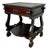 Portuguese Side Table with Drawer and Lower Shelf, 1930s For Sale