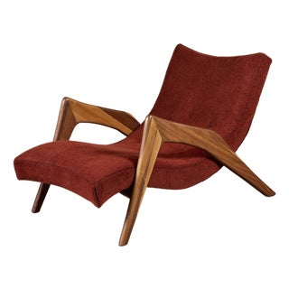 Adrian Pearsall "Crescent" Chaise Lounge for Craft Associates For Sale
