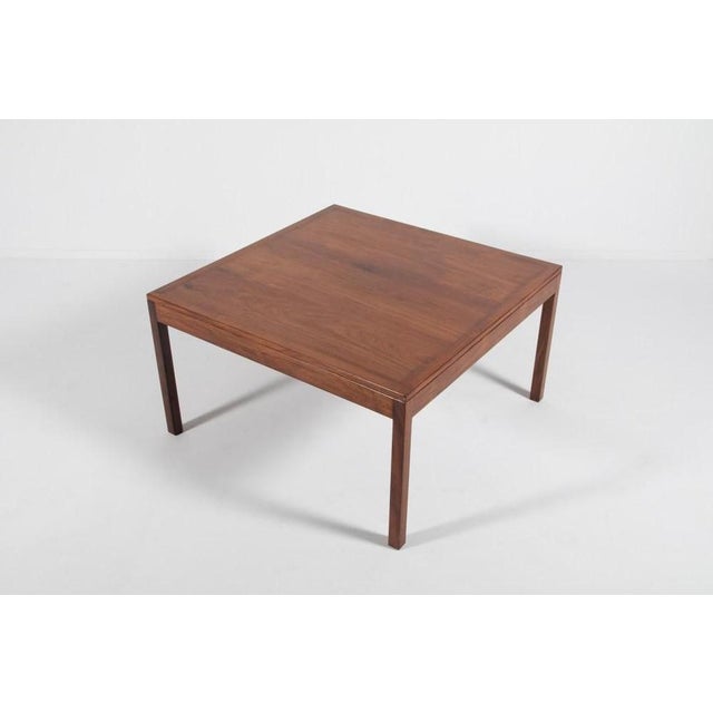 Danish Walnut Coffee Table, 1960s For Sale - Image 3 of 11