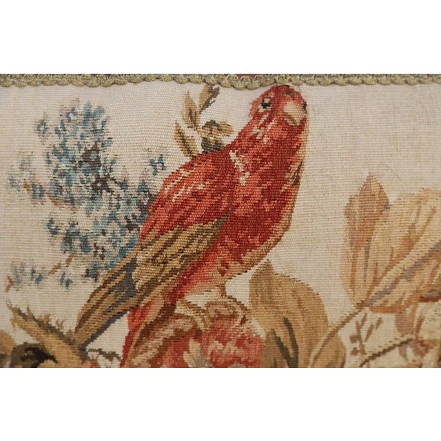 Textile Perot Design Tapestry Wool and Silk Pillow For Sale - Image 7 of 9