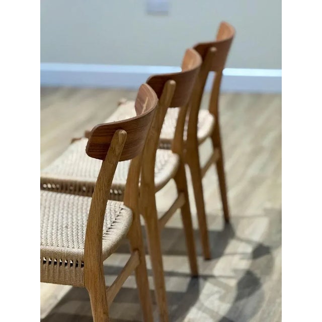 CH23 Dining Chairs by Hans J. Wegner for Carl Hansen & Søn, 1950s, Set of 8 For Sale - Image 6 of 18