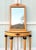 1990s 1990s Bombay Company Art Deco Style Maple & Mahogany Demilune Console Table With Mirror, Two Piece For Sale - Image 5 of 12