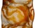 1970s Mazzega Amber & Clear Murano Glass Wall Sconce or Flush Mount For Sale - Image 9 of 9