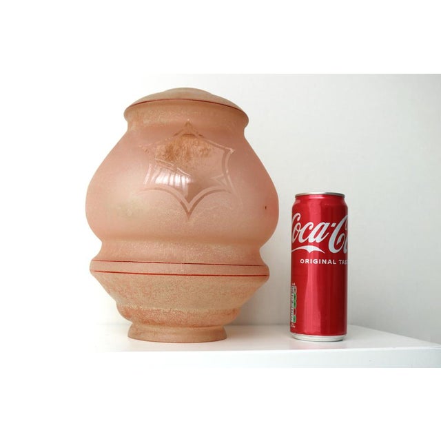 Antique Gothic Revival Bronze Dragon or Griffin Wall Sconce with Pink Glass Shade, Early 20th Century For Sale - Image 12 of 16