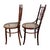 Antique Fischel Bentwood Chairs with Cane Seats, 1890s, Set of 2 For Sale - Image 3 of 14