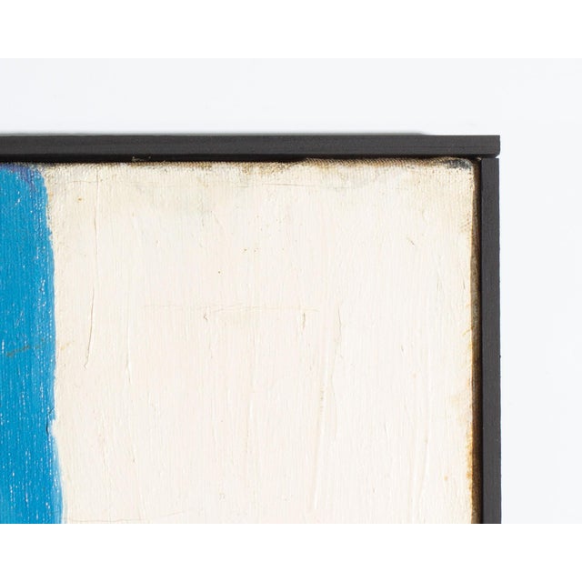Mid-Century Modern 1950s Abstract Oil on Canvas Painting by Charles Mussett For Sale - Image 3 of 10