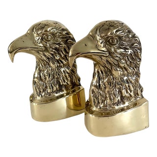 Brass Eagle Bookends For Sale