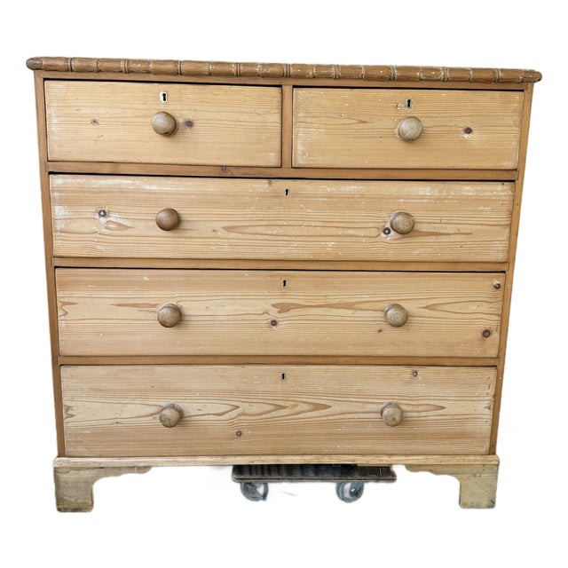 19th Century Pine Regency Chest For Sale