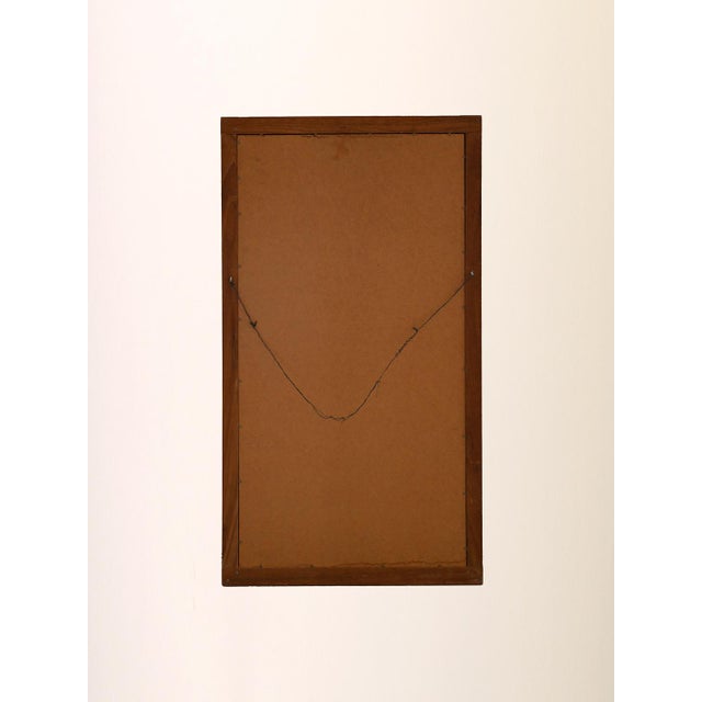 1960s Vintage Danish Teak Mirror, 1960s For Sale - Image 5 of 6