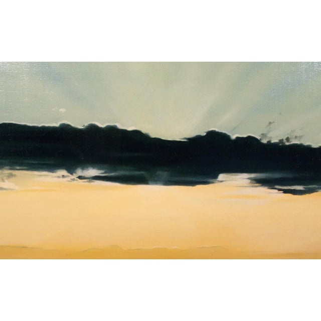 1970s "Tumbling Dogs" Surrealist Style Figurative Oil Painting by Del Holt, Framed For Sale In Denver - Image 6 of 11