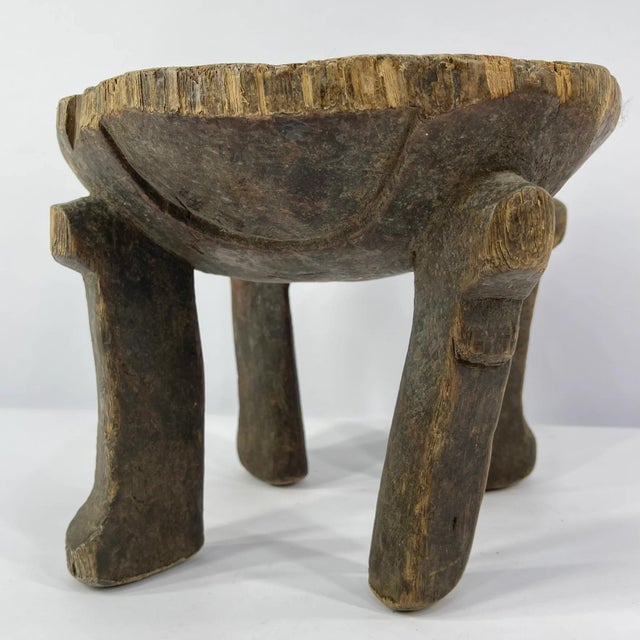 Brown Early 20th Century Lobi Stool Burkina Faso For Sale - Image 8 of 9