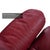 Animal Skin Reno Leather Recliner in Red with Footstool and Manual Function by Stressless, Set of 2 For Sale - Image 7 of 17