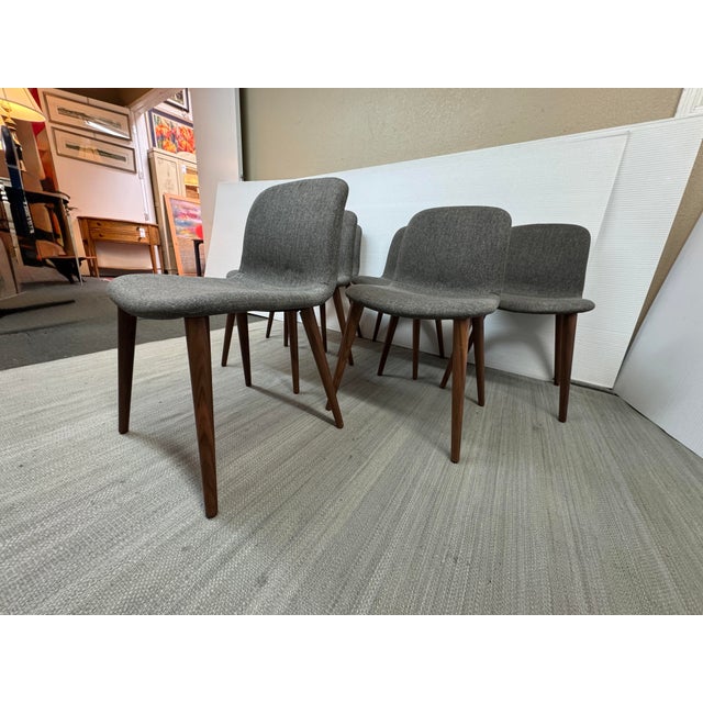 Omar De Baggio for Design Within Reach Bacco Chairs, Set of Six For Sale - Image 10 of 12