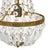 Empire Style Crystal French Chandelier For Sale In Austin - Image 6 of 9