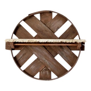 Vintage Farmhouse Wall Shelf For Sale