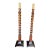 Antique William and Mary Style Barley-Twist Floor Lamps - a Pair For Sale