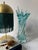 Glass Vintage Aquamarine Bohemian Art Glass Sculptural Vase from Egermann, 1980s For Sale - Image 7 of 15