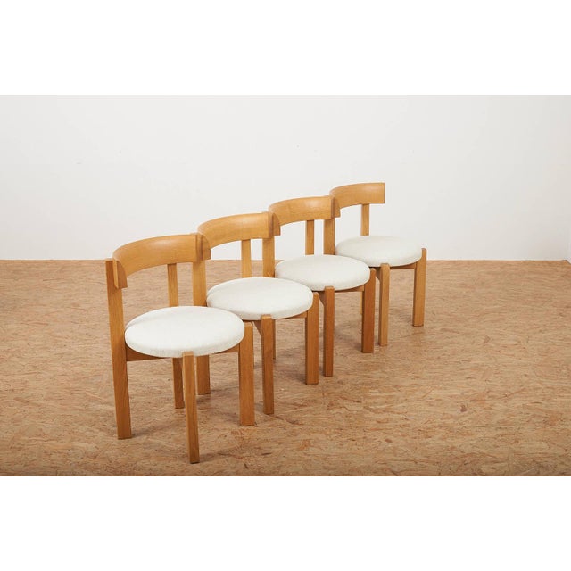 Chairs in Oak Frame, 1960, Set of 4 For Sale - Image 3 of 13