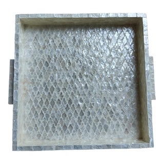 Vintage Nanette Lepore Abalone Shell Tray For Sale