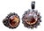 Ring and Pendant Set in Silver, Set of 2 For Sale
