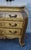 Baroque Wood Marble Top Chest French Baroque Style Bombay Commode Carved 3 Drawer 90's For Sale - Image 3 of 18