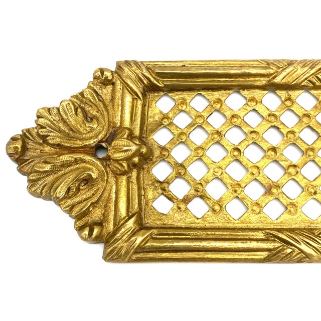 French Napoleon III Ormolu Architectural, Door or Furniture Mount For Sale - Image 3 of 18