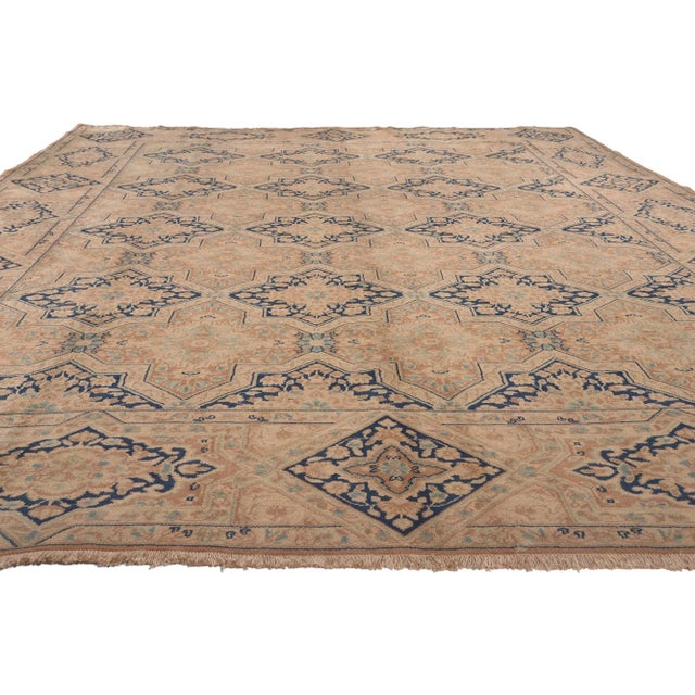 Traditional Mid 20th Century Mid 20th Century Vintage Persian Kerman Rug - 09'06 x 13'00 For Sale - Image 3 of 9