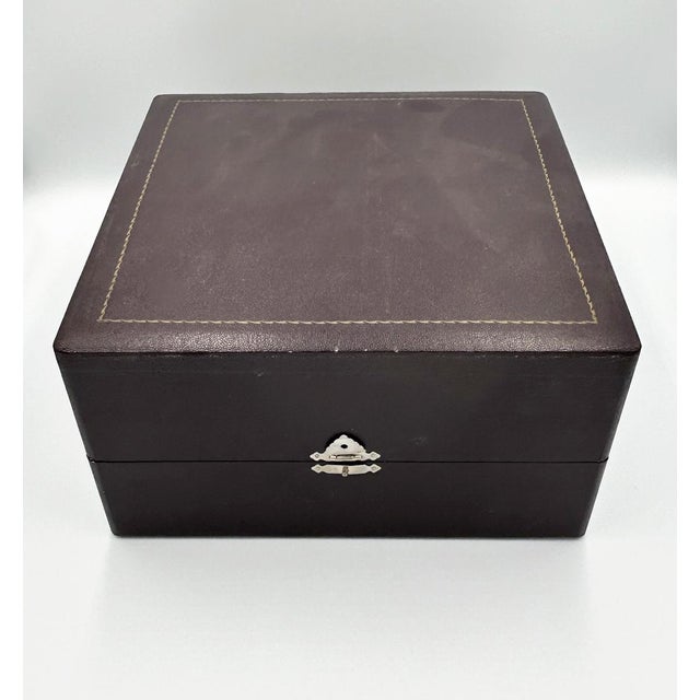 Vintage Japanese Pure Silver Ikebana Floral Arrangement Vessel _ Original Box For Sale - Image 16 of 18