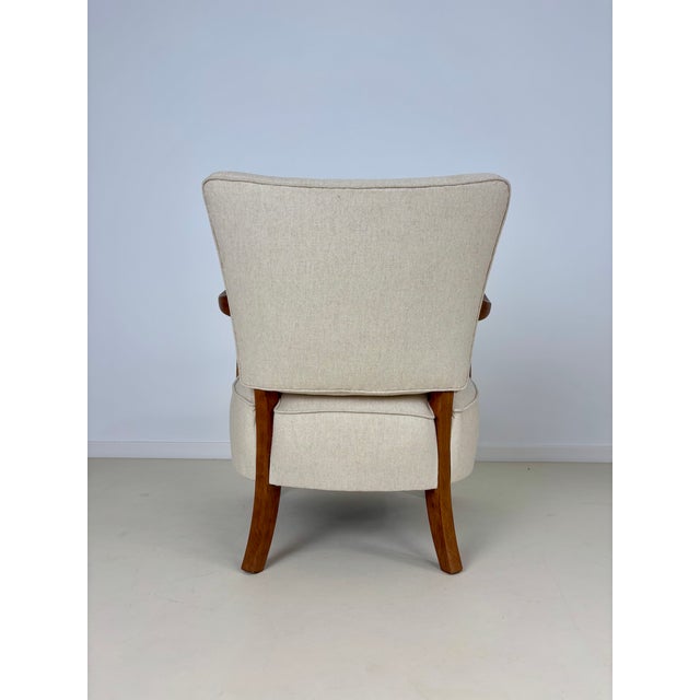 H-237 Armchair by J. Halabala, 1950s For Sale - Image 4 of 14