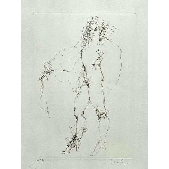 Paper Leonor Fini, King, 20th Century, Lithograph on Arches Paper For Sale - Image 7 of 7
