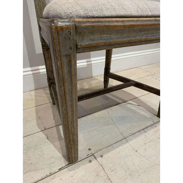 Swedish Gustavian Painted Chair, 1800s For Sale - Image 4 of 13