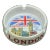London Souvenir Porcelain Round Ashtray Dish With Uk Landmarks For Sale
