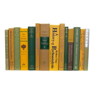 Saffron & Sage Psychology Books - Set of 14 For Sale