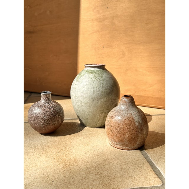 Green Gradient Studio Ceramic Vase, Germany, 1976 For Sale - Image 14 of 15