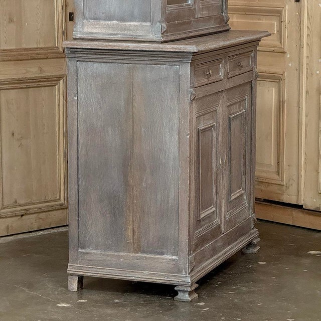 19th Century Louis Philippe Cerused Oak Bookcase For Sale - Image 10 of 18