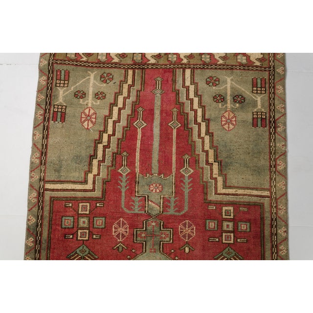 Oushak Antique Handknotted Rug For Sale - Image 6 of 11