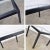 Vintage Modern Blackened Oak Square Parsons Style Side Table With Glass Top For Sale - Image 12 of 13