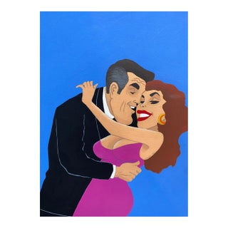 1992 Ron Courtney Figural Acrylic Painting For Sale