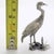 Vintage Italian Handmade Silver Heron Figurine, 1970s For Sale - Image 11 of 12